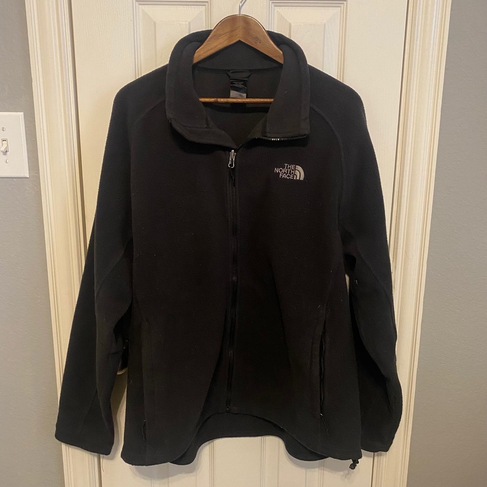 The North‎ Face Mens XL Glacier Full Zip Fleece Jacket Black